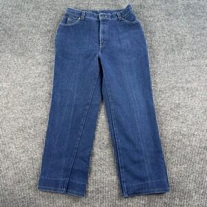 Vintage Levis Jeans Women 16 30x25 Dark Wash Made in USA Denim Bootcut WPL 423